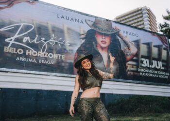 Lauana Prado faz show surpresa nas ruas de Sorocaba para anunciar lançamento do Raiz Belo Horizonte
