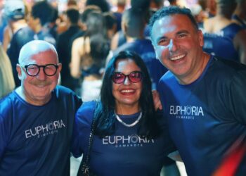 Gottino, Fabíola Reipert e Lombardi prestigiam a segunda noite de Carnaval no Camarote Euphoria em São Paulo